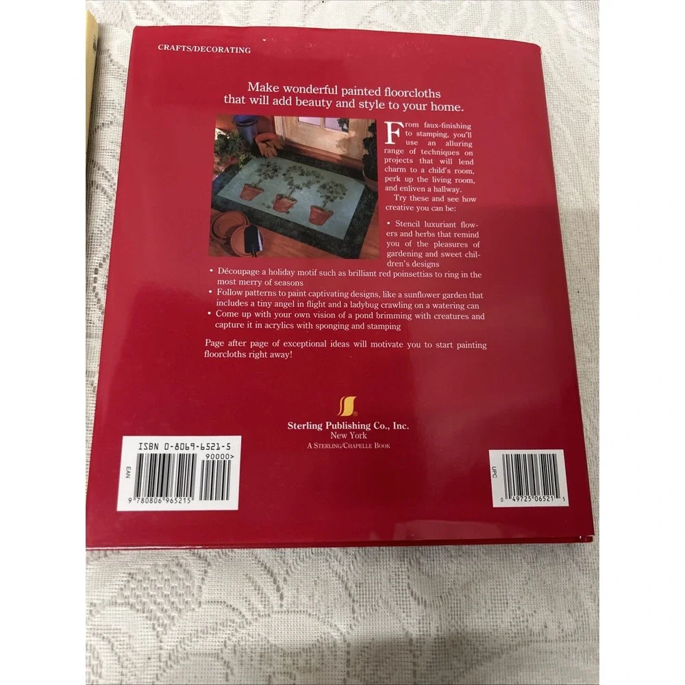 2 Painting Books By Plaid, Painted‎ Birdhouses, Floor cloths Instructions Guide